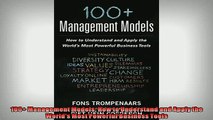 READ book  100 Management Models How to Understand and Apply the Worlds Most Powerful Business  DOWNLOAD ONLINE