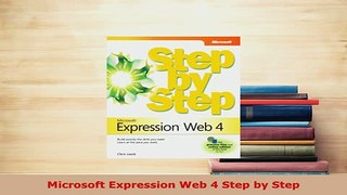 Download  Microsoft Expression Web 4 Step by Step Free Books