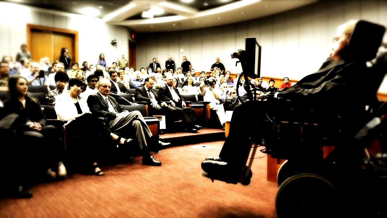 STEPHEN HAWKING con HUMOR contando chistes de geniales