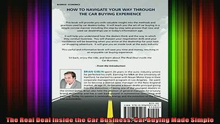 READ book  The Real Deal Inside the Car Business Car Buying Made Simple Full Free