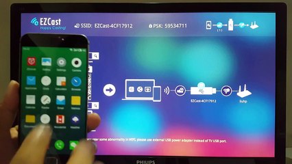 MeiZu MX4 Pro connect with EZCast through WiFi