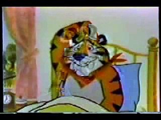 1980 Tony Tiger Kellogg's Cereal commercial