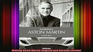 READ Ebooks FREE  Making Aston Martin English and German Edition Full Free