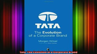 READ book  Tata The Evolution of a Corporate Brand Full EBook