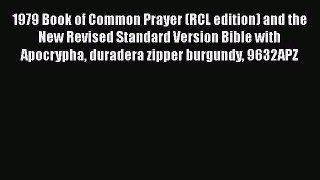 Ebook 1979 Book of Common Prayer (RCL edition) and the New Revised Standard Version Bible with
