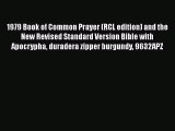 Ebook 1979 Book of Common Prayer (RCL edition) and the New Revised Standard Version Bible with