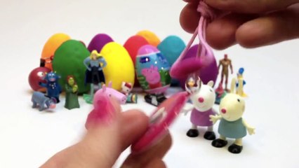 Play Doh Eggs Peppa Pig Toys Peppa Pig Surprise Eggs Peppa Pig and Friends Surprise Eggs Part 5