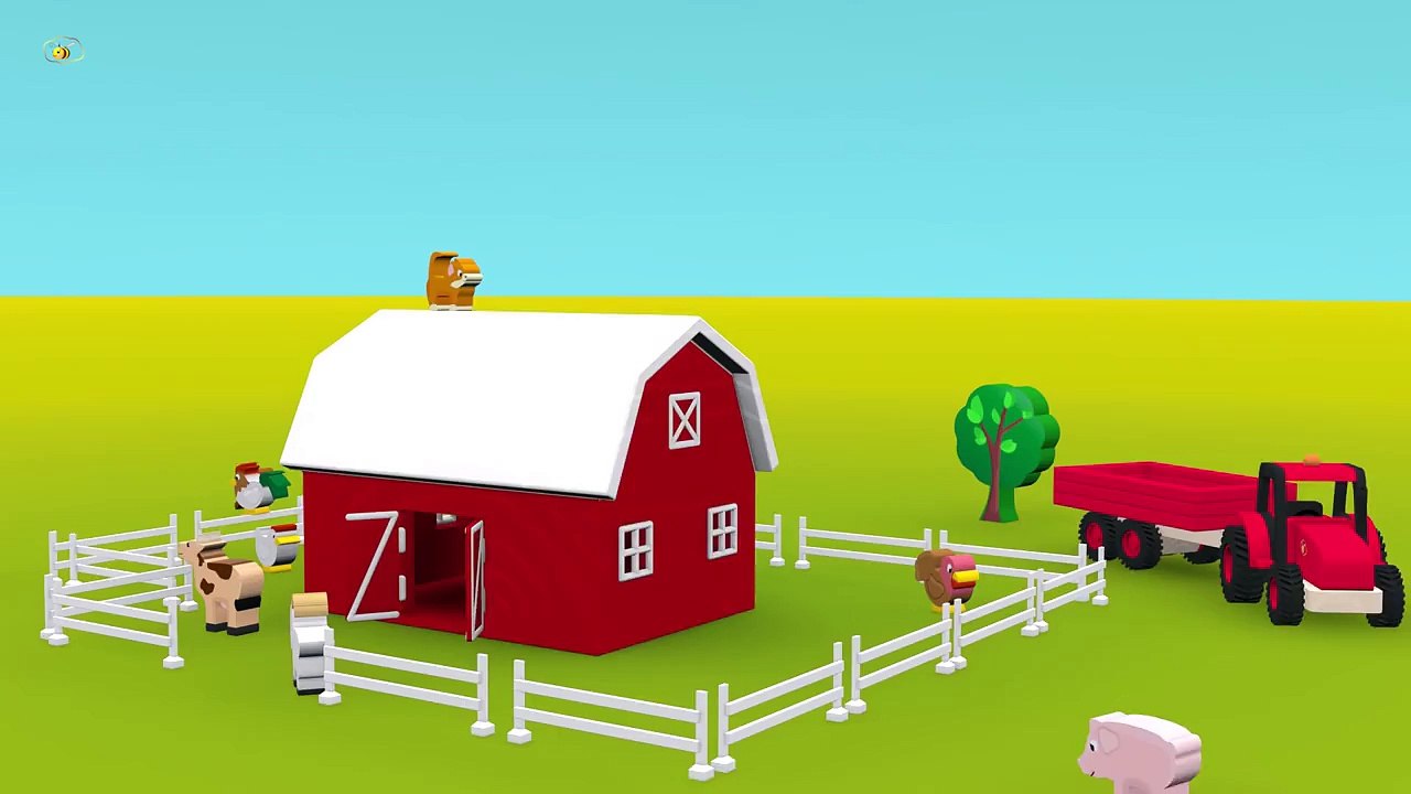 Les animaux et leurs cris pour bébé Dessins animés pour les petits enfants en français