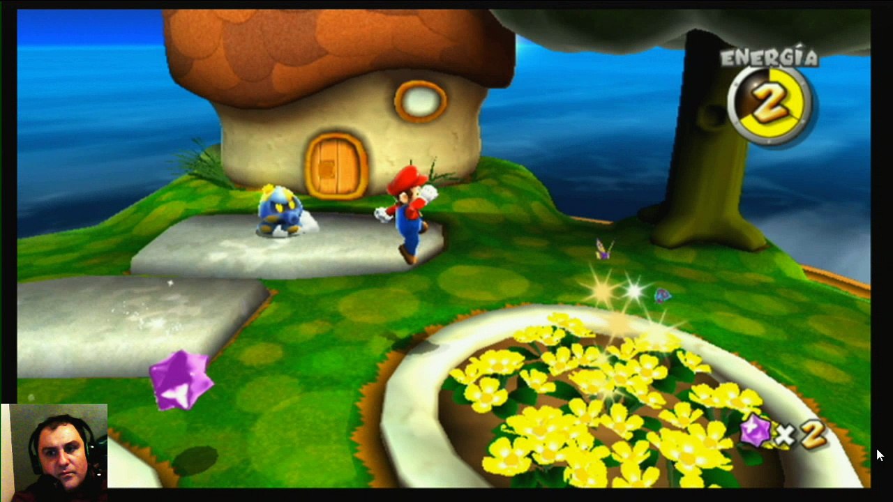 Super Mario Galaxy, Modo Historia 2, Mi primera super estrella y la planta carnivora me come