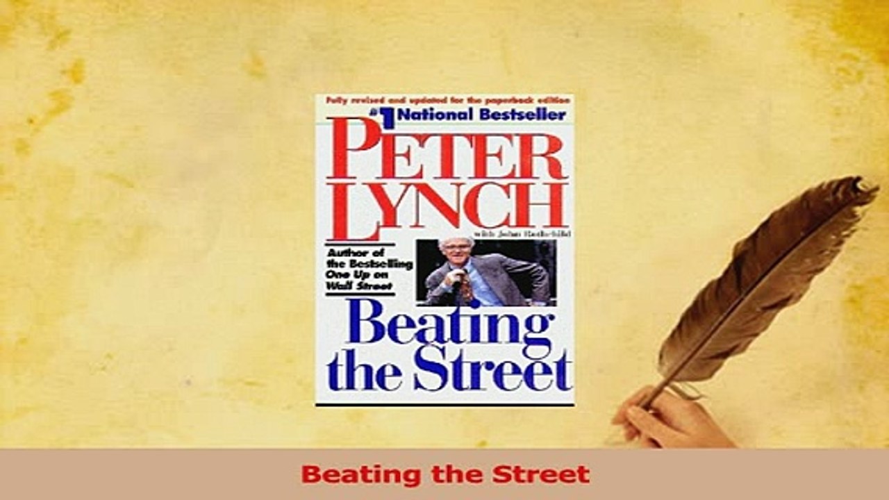 Read  Beating the Street Ebook Free
