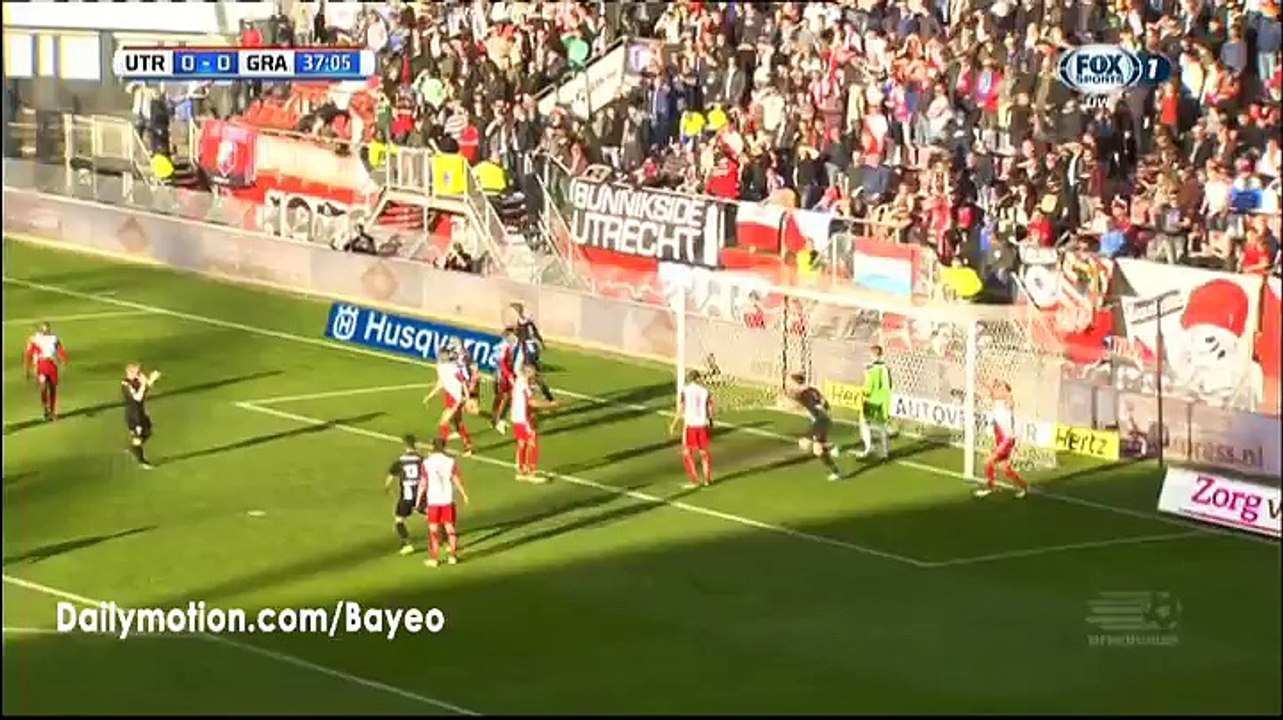 Vincent Vermeij Goal HD - Utrecht 0-1 Graafschap - 20-04-2016