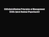 PDF CliffsQuickReview Principles of Management (Cliffs Quick Review (Paperback))  EBook