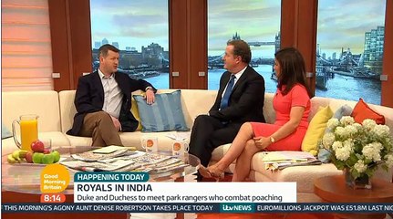 ITV_Good Morning Britain 13April - Trophy hunter's poaching peeves Piers