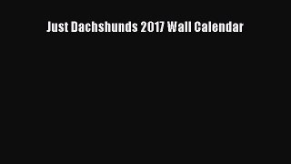 Read Just Dachshunds 2017 Wall Calendar PDF Online