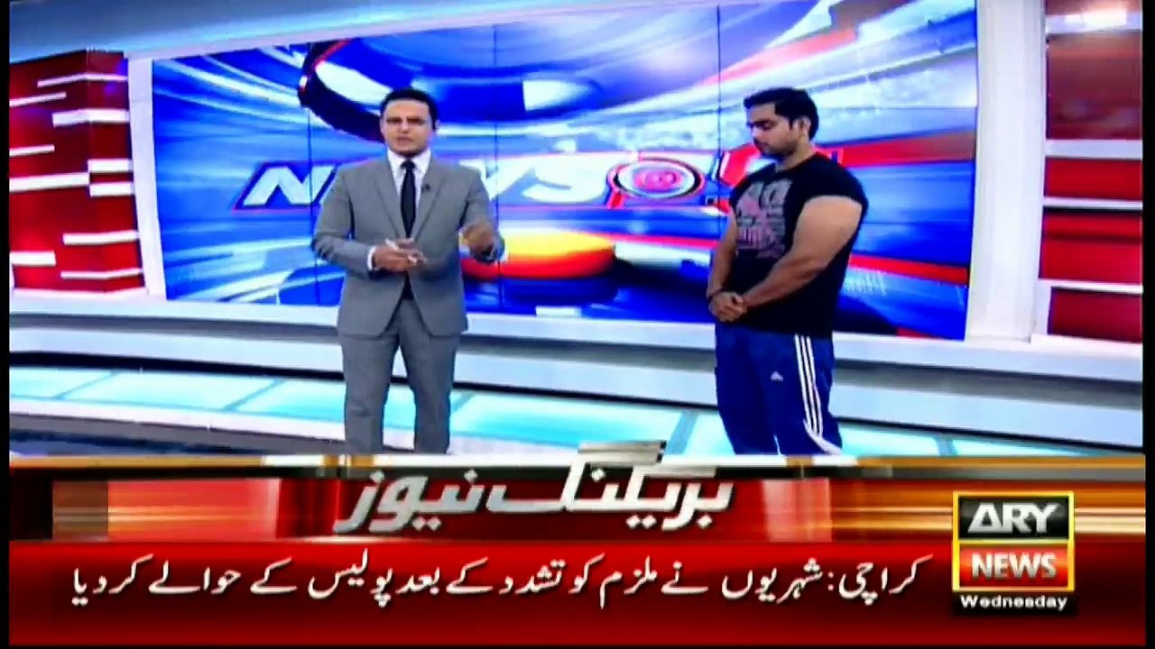 Be strong, don't play with lives: Mr. Karachi at studio of ARY News