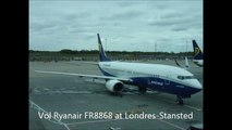 RYANAIR Boeing 737-8AS - Takeoff from London Stansted