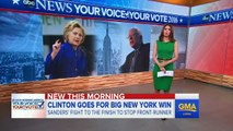 Hillary Clinton, Bernie Sanders Make Final New York Push
