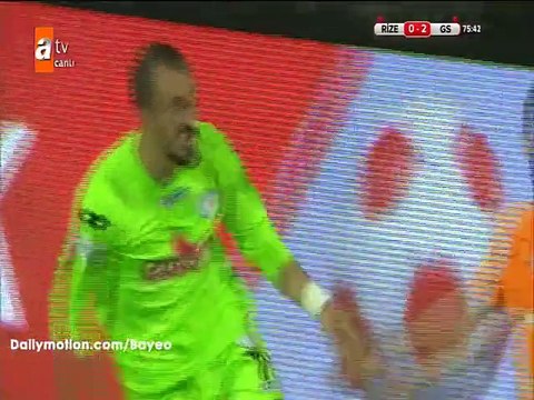 Ahmet Ilhan Ozek Goal HD - Rizespor 1-2 Galatasaray - 20-04-2016
