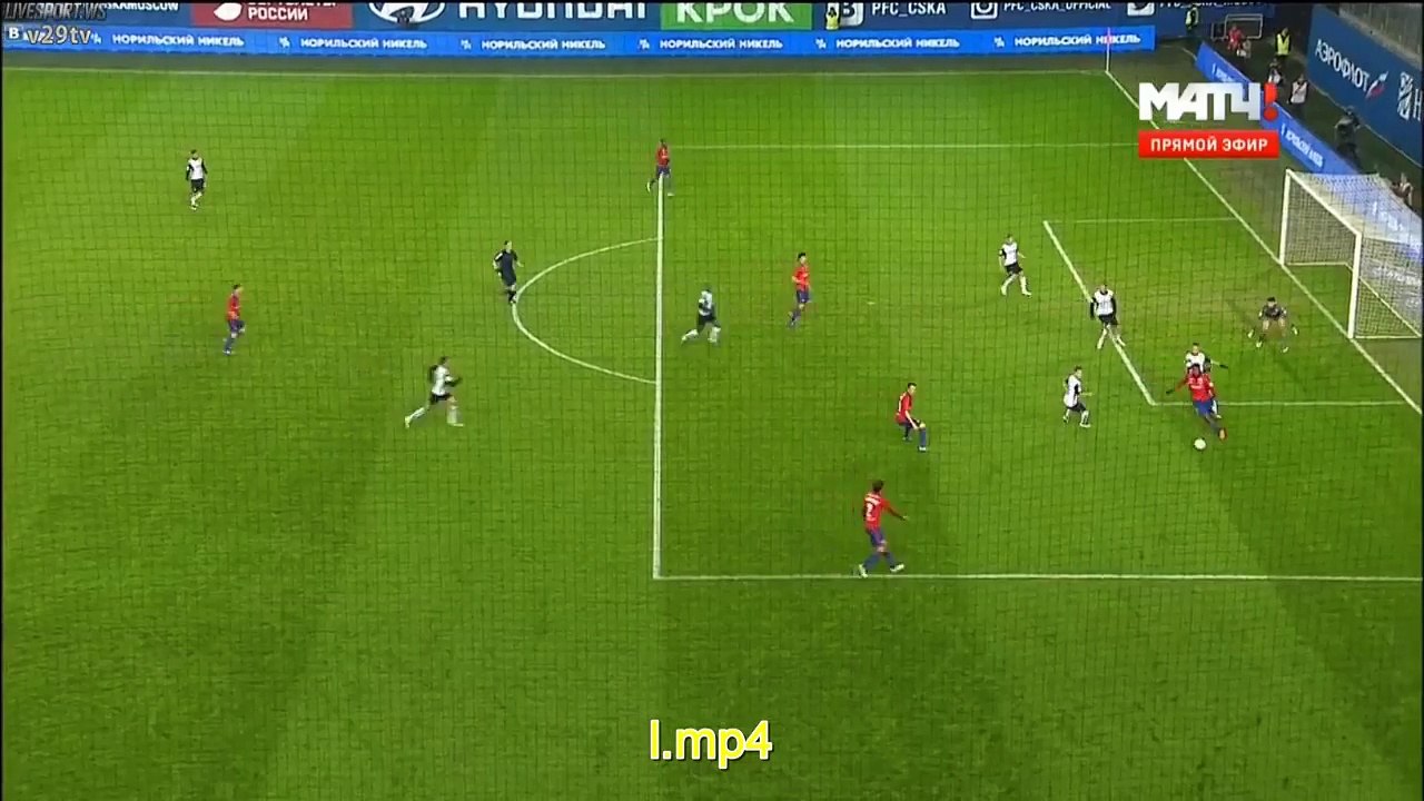 CSKA Moscow 3-0 Krasnodar Alan Dzagoev Goal  (Russian Cup) 20-04-2016 HD