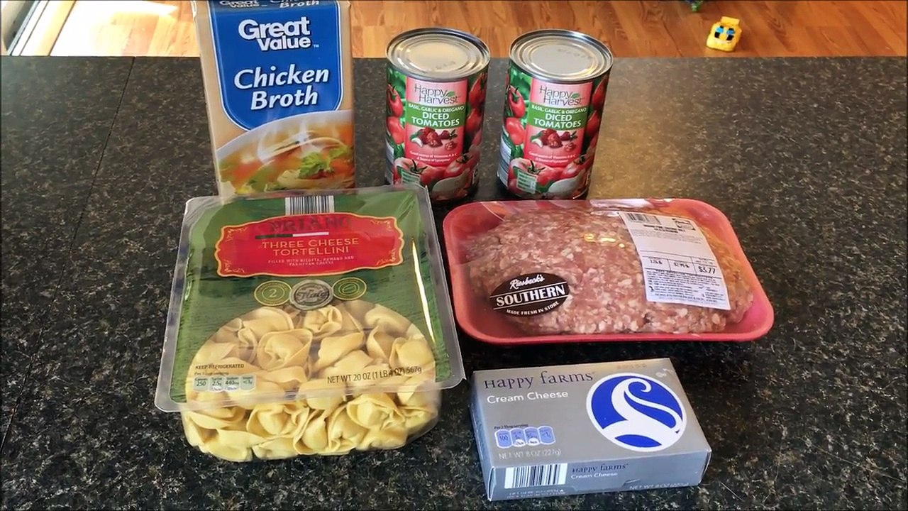 CHEESE & SAUSAGE TORTELLINI |RECIPE VIDEO