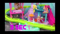 Polly Pocket Roller Coaster Ride Frozen Elsa Anna Merida Hans Barbie Toys DisneyCarToys - MertaCeyon