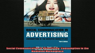 FREE PDF  Social Communication in Advertising Consumption in the Mediated Marketplace READ ONLINE