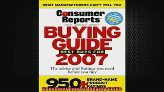READ book  Consumer Reports Buying Guide  FREE BOOOK ONLINE