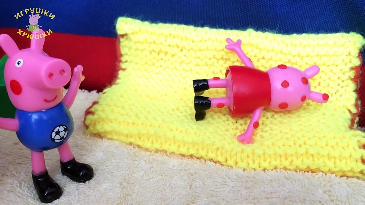 Peppa Pig: Свинка Пеппа заболела ветрянкой Доктор для Пеппы. Пеппа с красными пятнами в бо