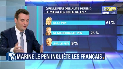Marine Le Pen inquiète les Français à cause de "dizaines d'années de diabolisation", selon Philippot