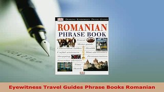 PDF  Eyewitness Travel Guides Phrase Books Romanian Download Full Ebook