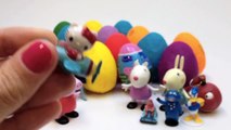 Play Doh Eggs Peppa Pig Toys Peppa Pig Surprise Eggs Peppa Pig and Friends Surprise Eggs Part 3