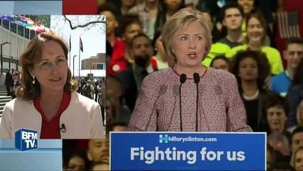 Pour Ségolène Royal, Hillary Clinton "sera une excellente présidente"
