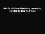 Book Texts for Preaching: A Lectionary Commentary Based on the NRSV Vol. 1: Year A Read Full