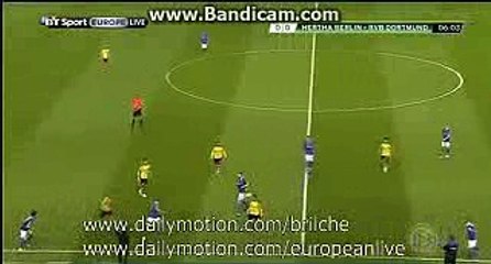 Henrikh Mkhitaryan Incredible MISS - Hertha v. Dortmund - 20.04.16