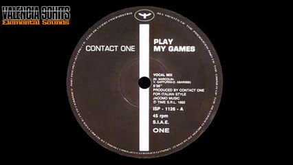 Contact One - Play My Games (Vocal Mix) [1992]