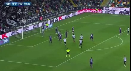 Duvan Zapata  Goal Udinese 1 - 0 Fiorentina