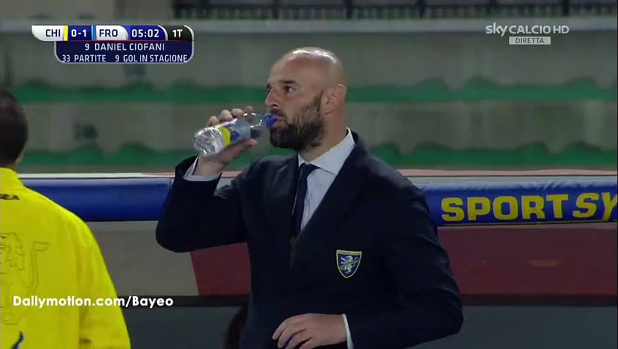 Daniel Ciofani Goal HD - Chievo 0-1 Frosinone - 20-04-2016