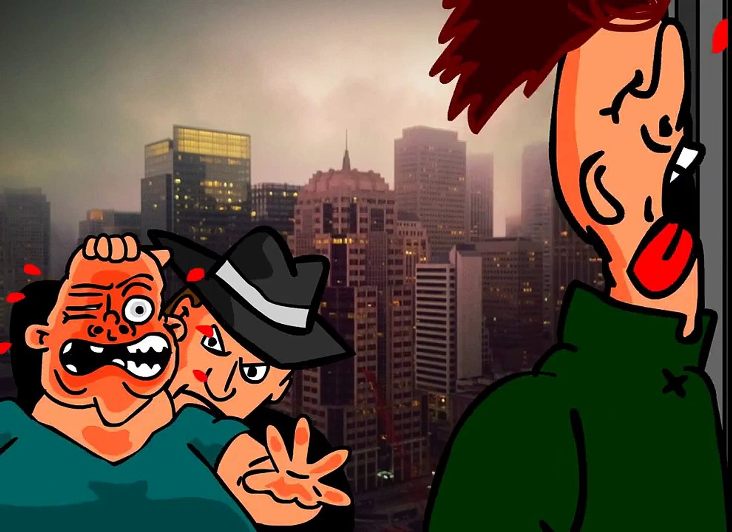 ⁣2d animation random violence
