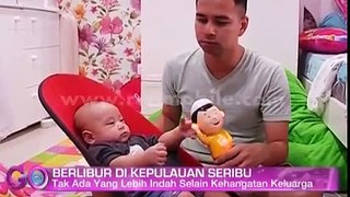 Raffi Ahmad berlibur ke pulau seribu bersama Nagita & Rafathar [Go Spot] [4 Jan 2016]