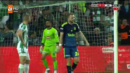 Konyaspor 0-2 Fenerbahce Nani Fantastic Free Kick Goal  (Turkish Cup) 20-04-2016 HD