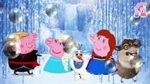 Peppa Pig english episodes Nursery Rhymes \ Frozen Peppa Pig with Finger Family song