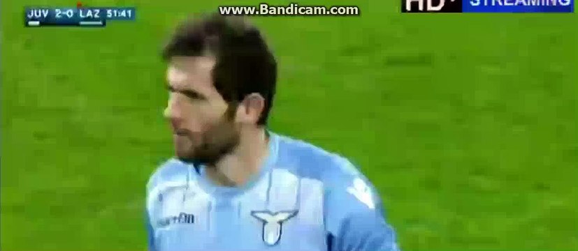 Patricio Gabarron GETS RED CARD - Juventus 2-0 Lazio 20-04-2016