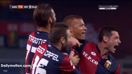 Sebastian De Maio Goal HD - Genoa 1-0 Inter - 20-04-2016