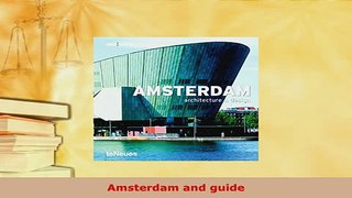 PDF  Amsterdam and guide Read Full Ebook