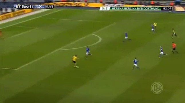 Henrikh Mkhitaryan Goal HD - Hertha BSC 0-3 Borussia Dortmund - 20.04.2016