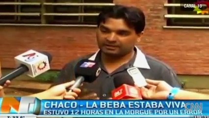 Baby found alive in morgue