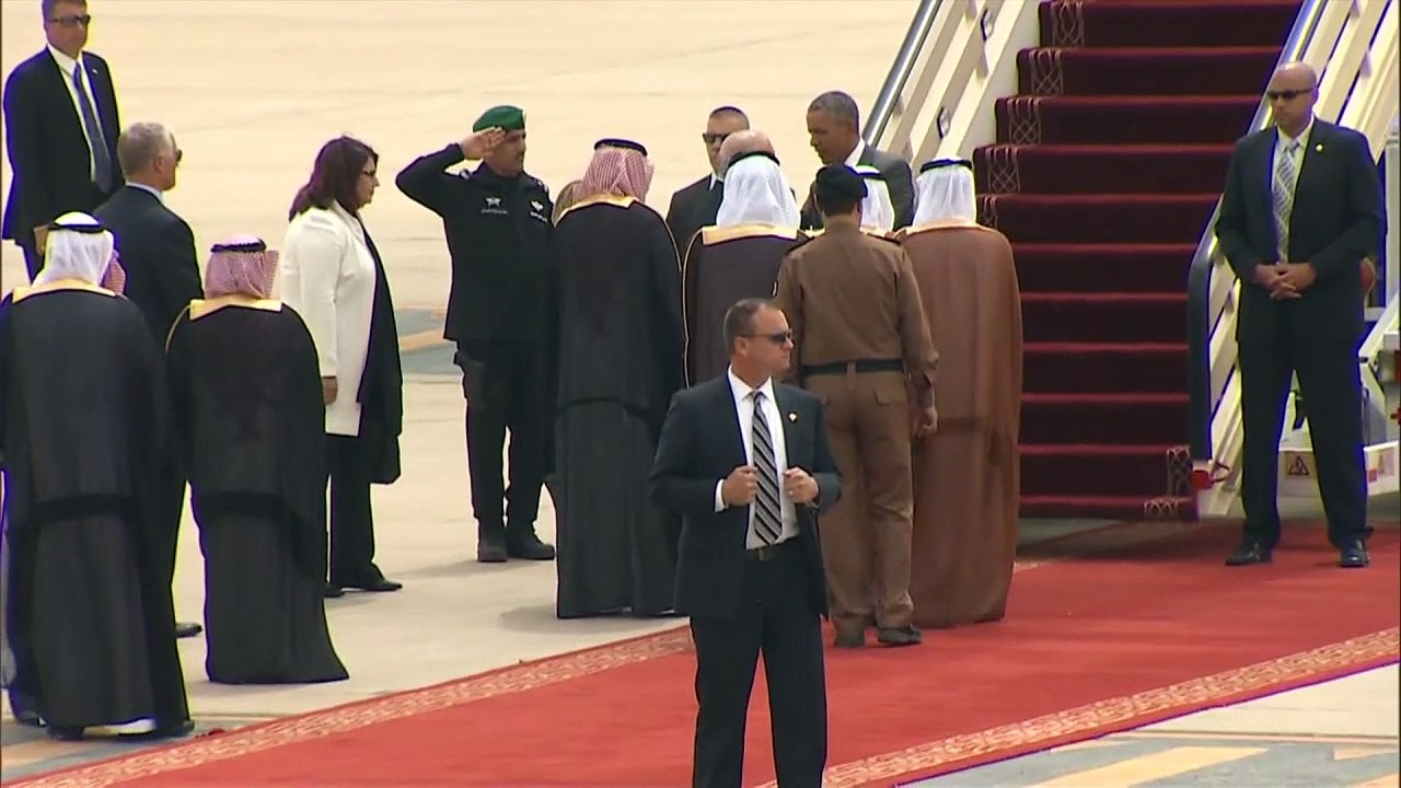 Barack Obama chega à Arábia Saudita