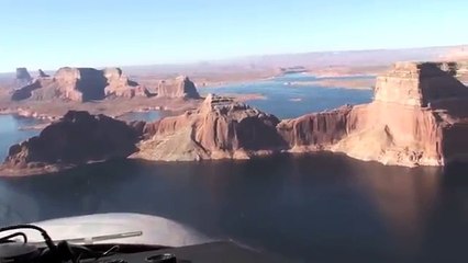 Cessna 310 Arrival/Landing Lake Powell-Page Arizona