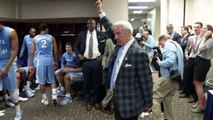 UNC Mens Basketball: Locker Room Celebration Post Virginia ACC Tournament