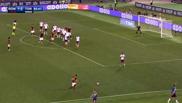 Francesco Totti Goal - AS Roma 2-2 Torino - 20.04.2016 HD